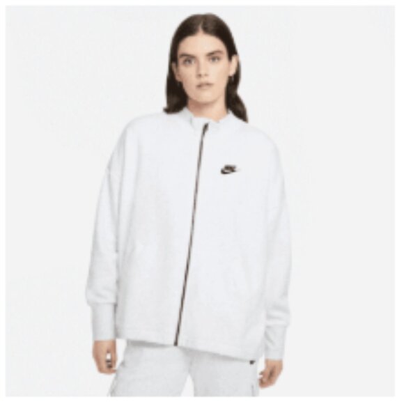 Nike Light Gray Full-Zip Hoodie - Picture 3 of 3